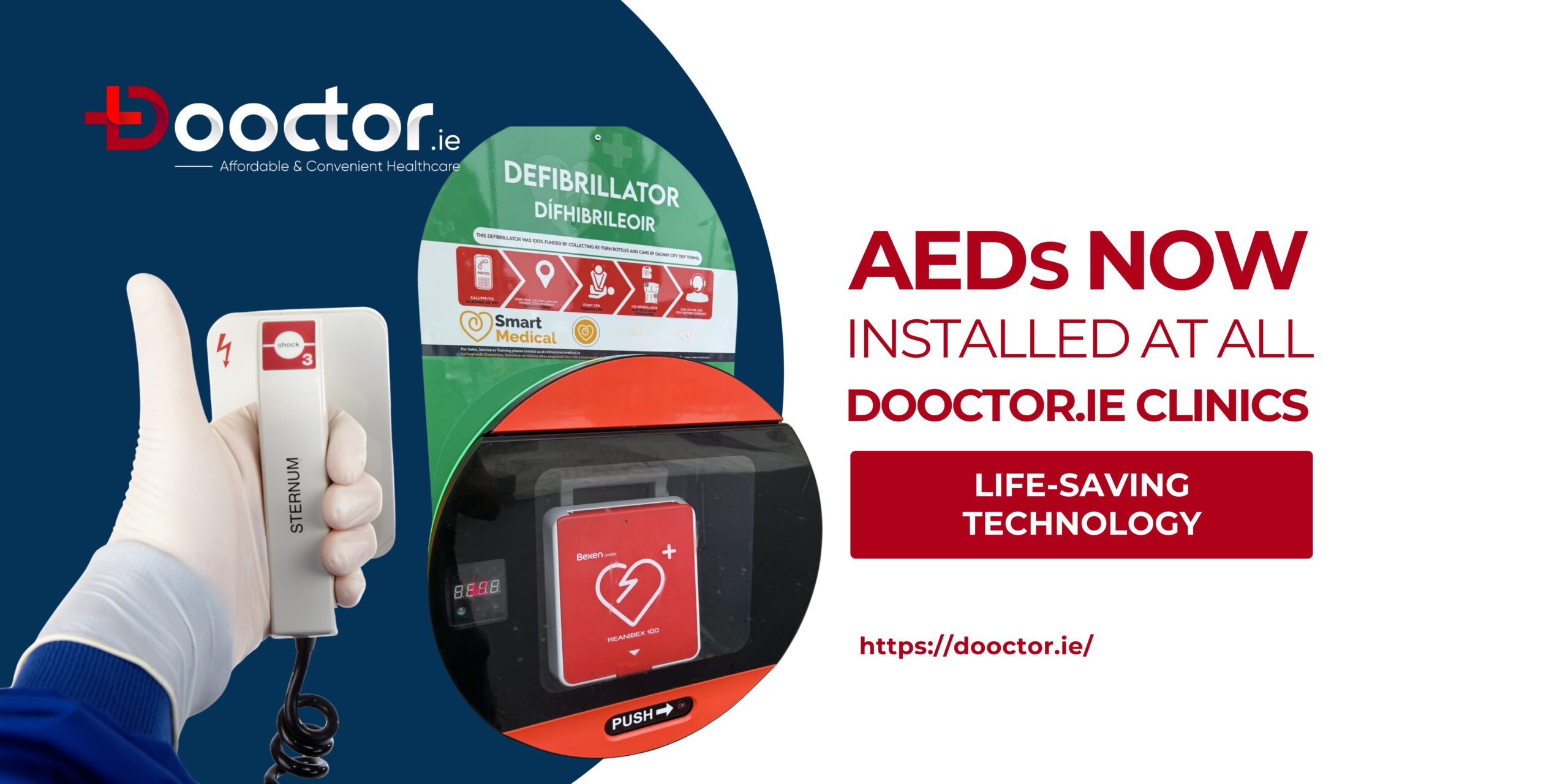AEDs Installed in All Dooctor.ie Clinics Nationwide
