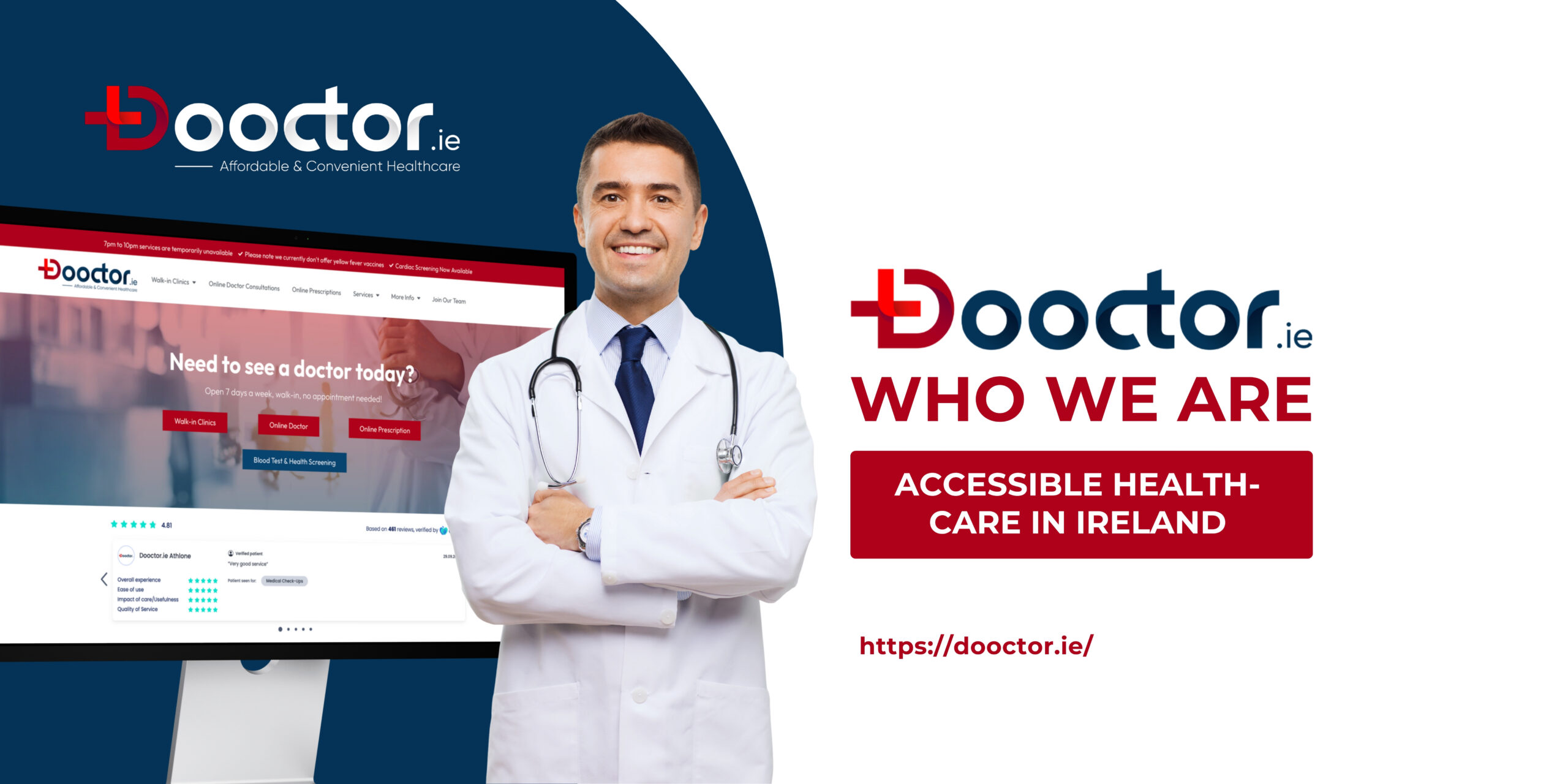 Dooctor.ie clinic and online doctor services in Ireland