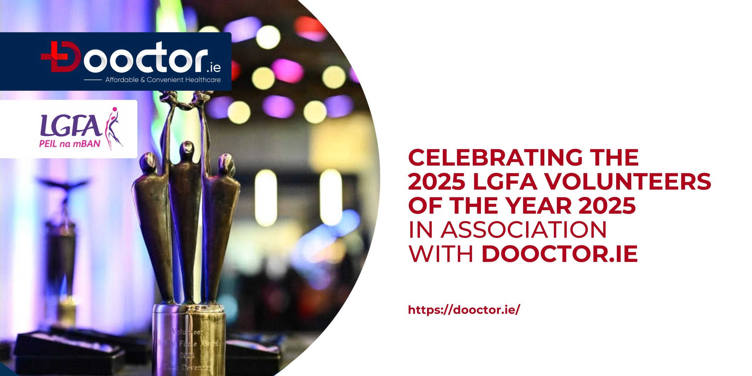 2025 LGFA National Volunteer of the Year Awards winners sponsored by Dooctor.ie